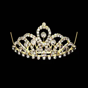 Mini Crystal Rhinestone Pave Princess Tiara