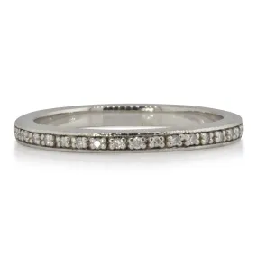 Narrow Eternity Band with Diamonds