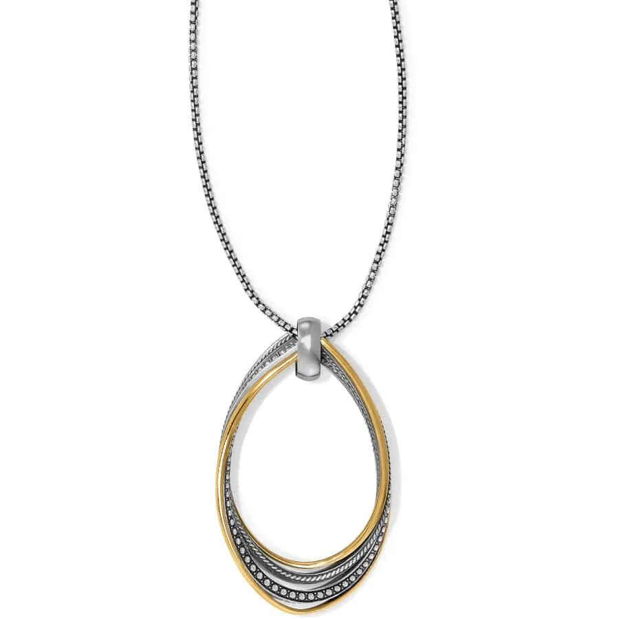 Neptune's Rings Twirl Convertible Pendant Necklace