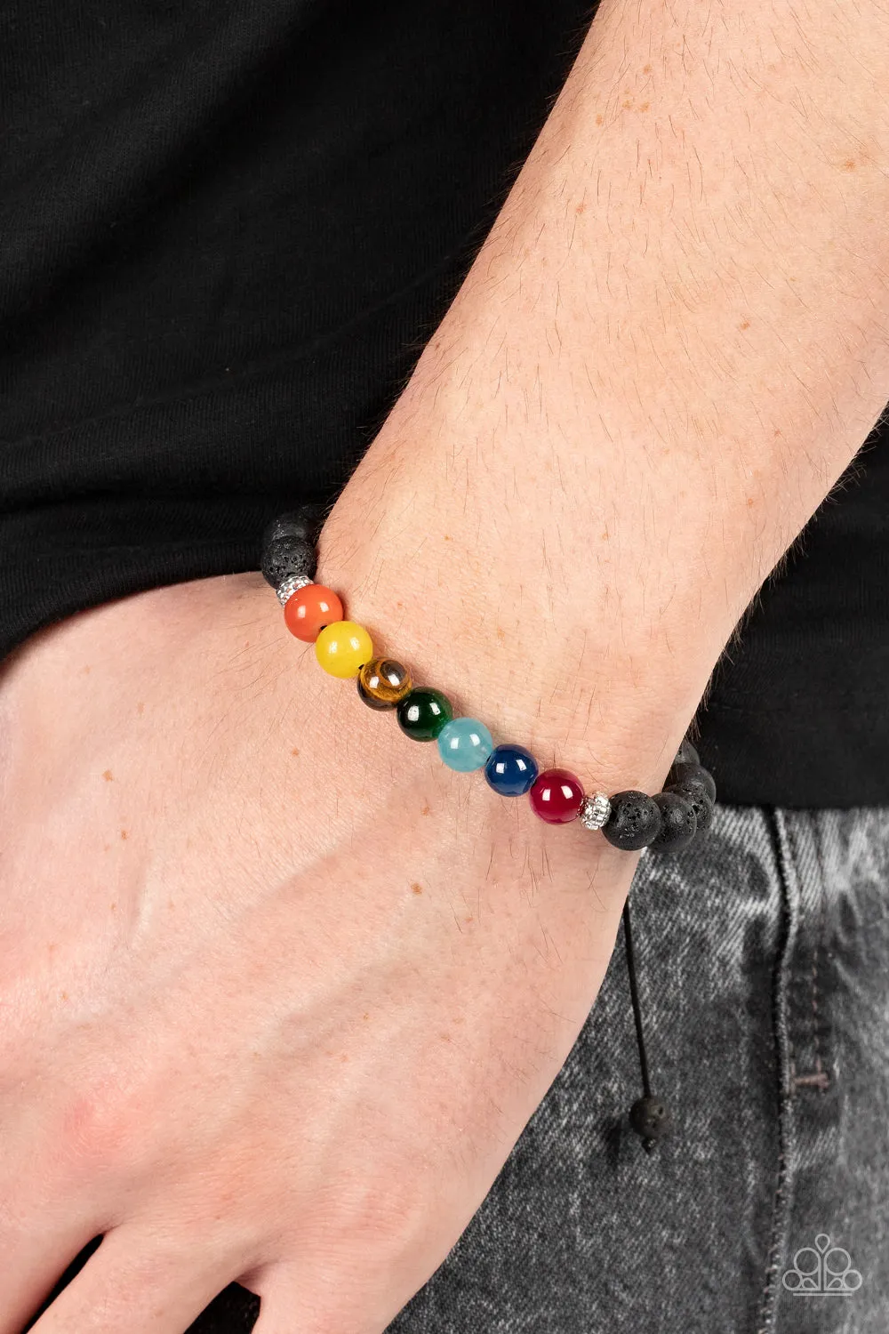 Paparazzi Canyon Kaleidoscope - Multi Color Urban Bracelet