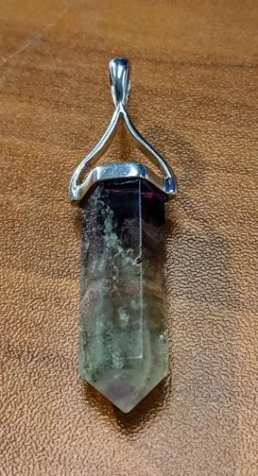 Pendant, Fluorite Point SS