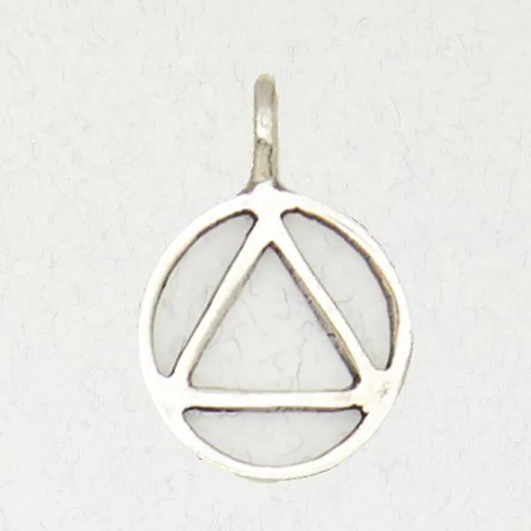 Pendant, Nirvana Inspiration - Assorted symbols in pewter