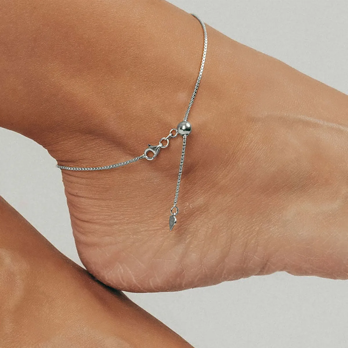 Roma Angel Wing Charm Adjustable Anklet