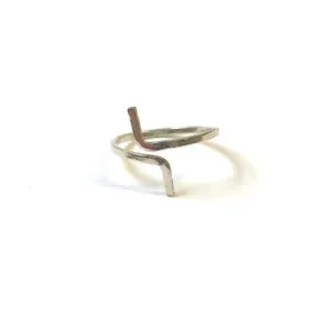 Shanta Hand-hammered Sterling Silver Ring