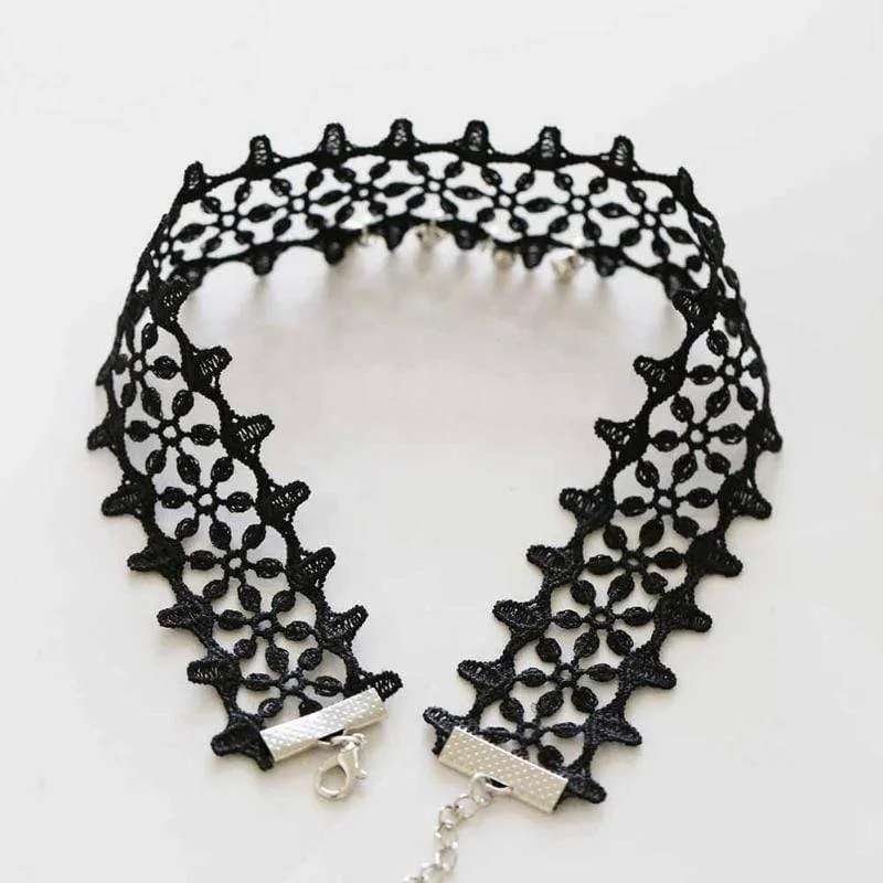 She Sells Sanctuary Black Choker Necklace