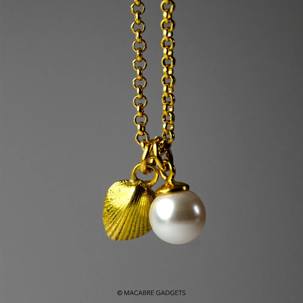 Shell & Pearl pendant - final sale