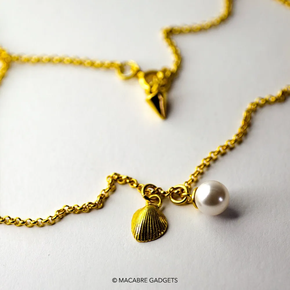 Shell & Pearl pendant - final sale