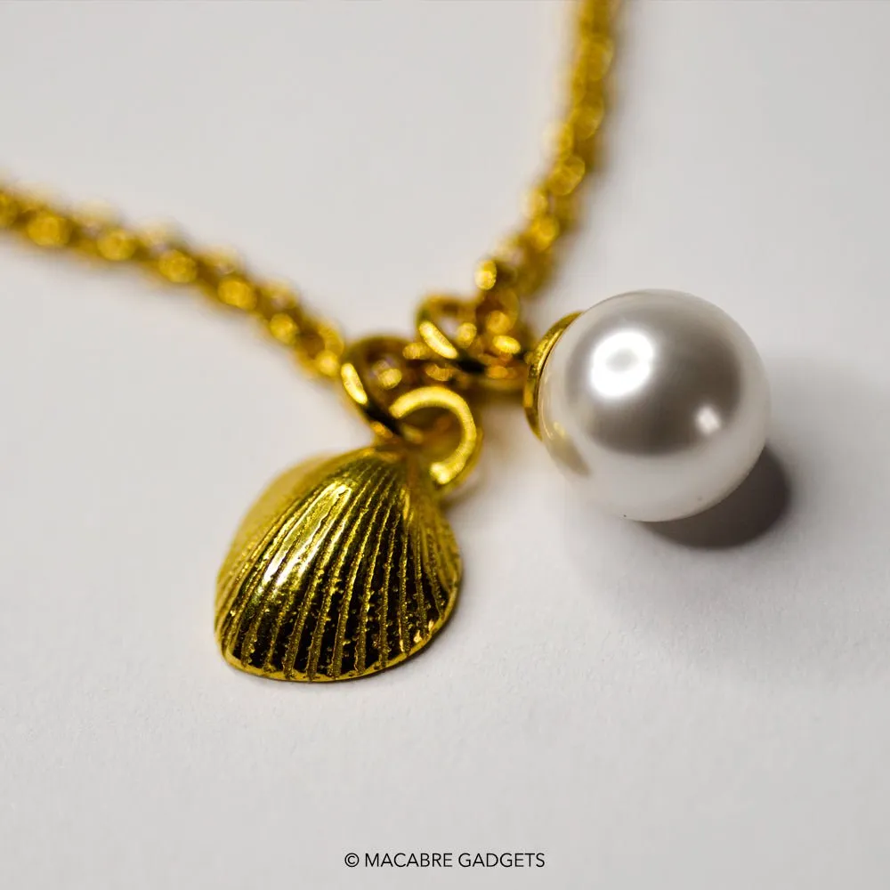 Shell & Pearl pendant - final sale