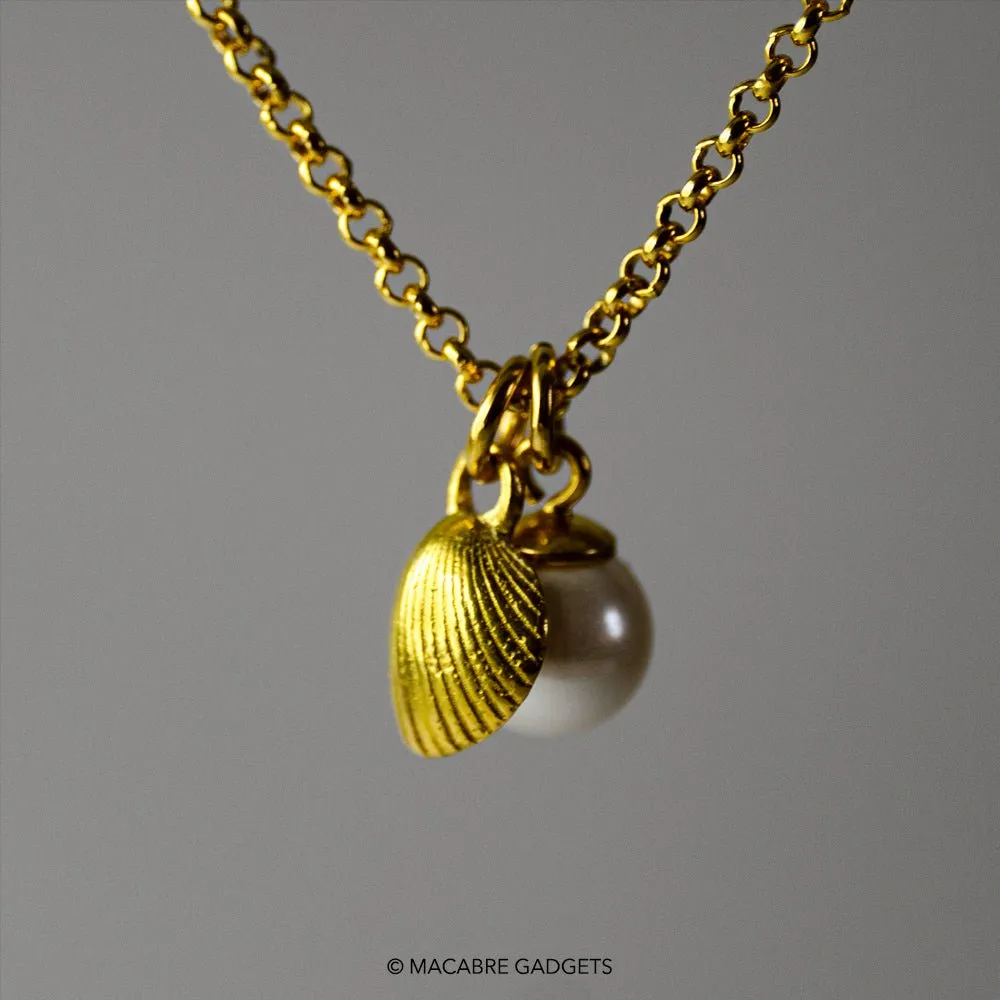 Shell & Pearl pendant - final sale