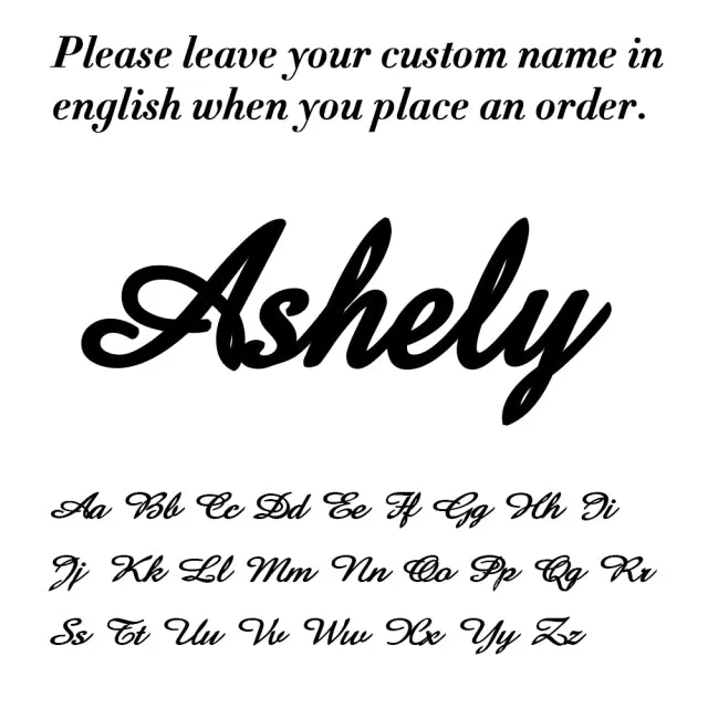 Shop i Style Custom Name Necklace Personalized Steel Color Stainless Steel Necklaces For Women Men