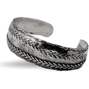 Silver Cuff Bracelet Israeli bracelets   Boho jewelry