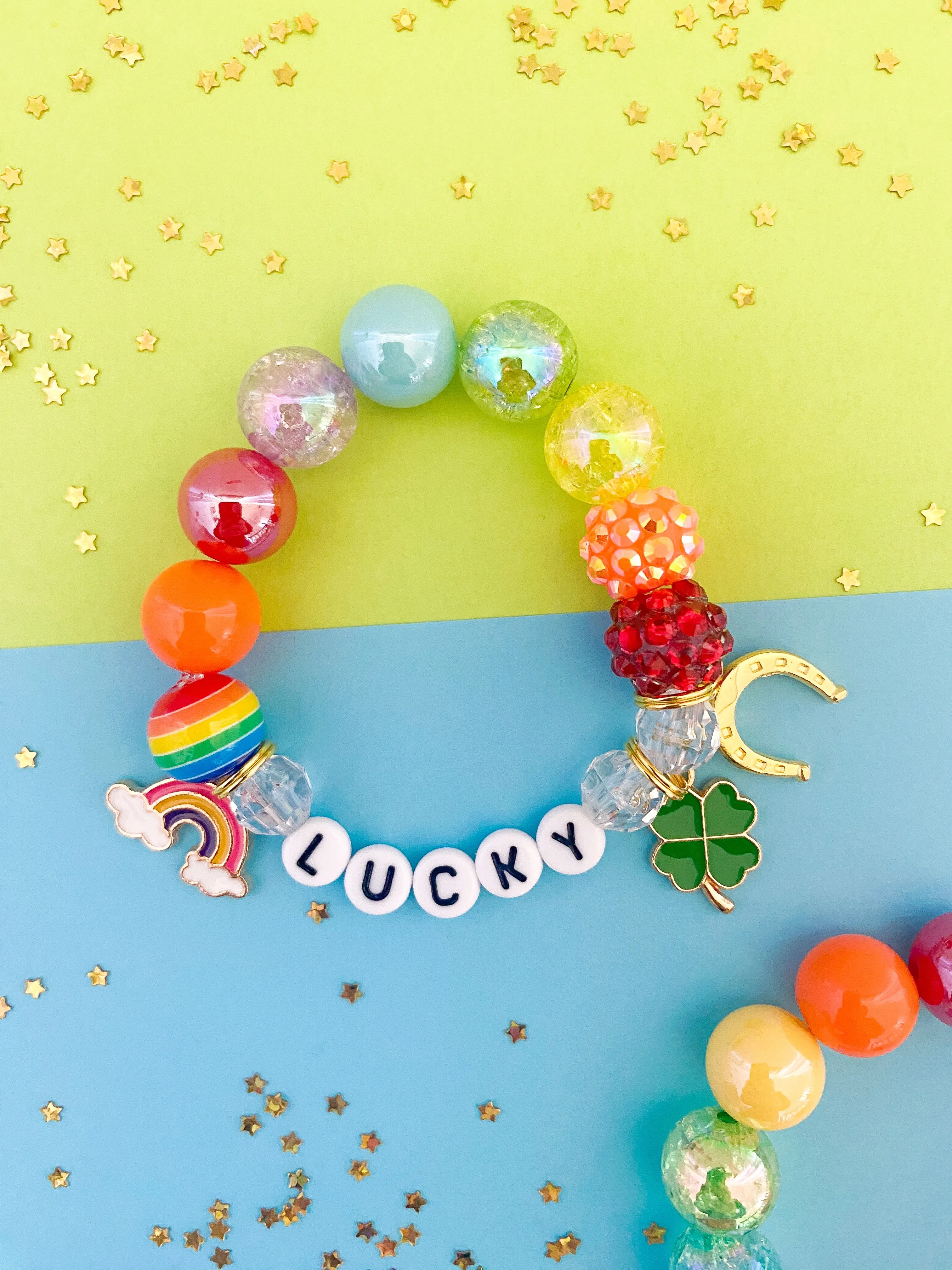 St. Patrick’s Day Good Luck Charms Bracelet - Customizable