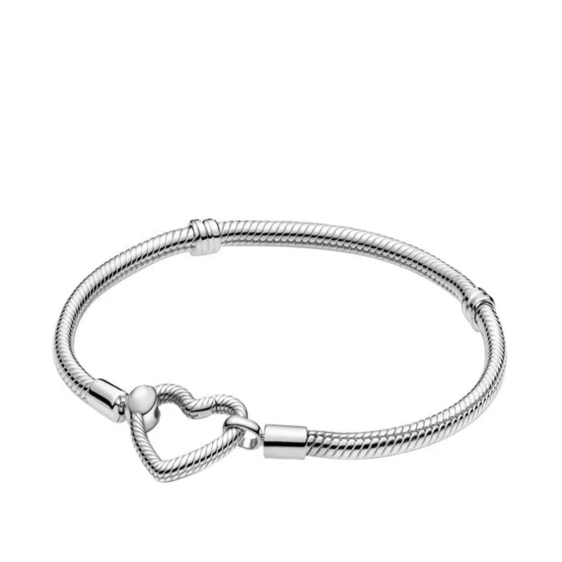 Sterling Silver Basic Women Bracelet Jewelry