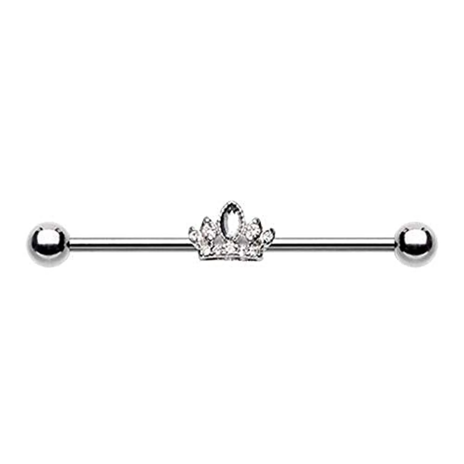 Tiara Crown Sparkle WildKlass Industrial Barbell