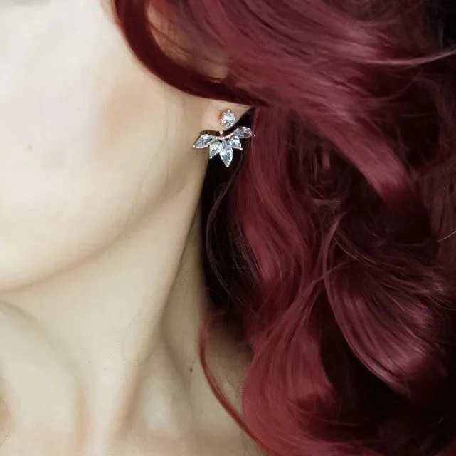 Tiara Ear Jacket Earrings