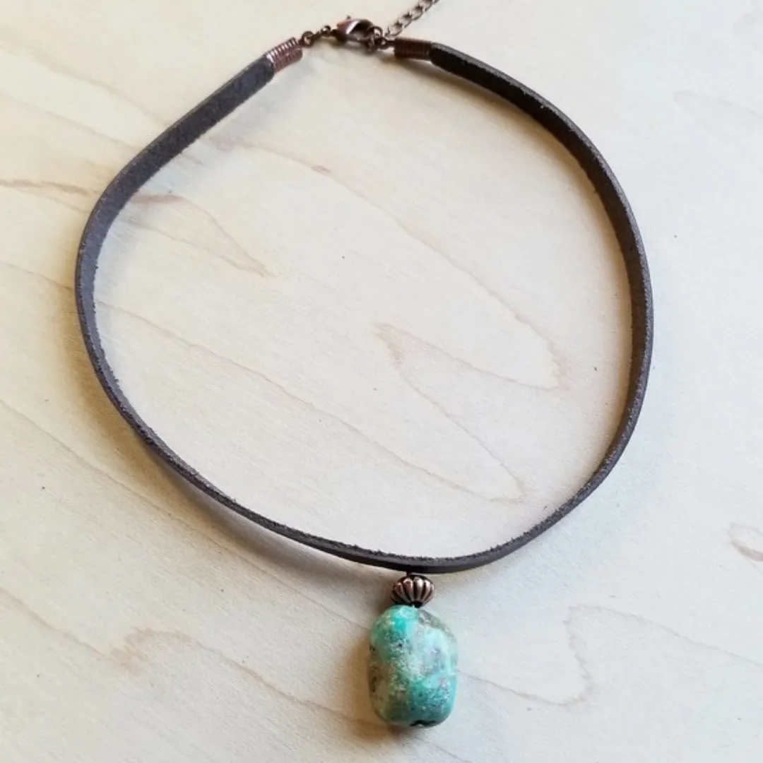 Turquoise Drop Choker