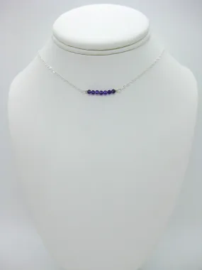 Violet: Amethyst Choker - n620