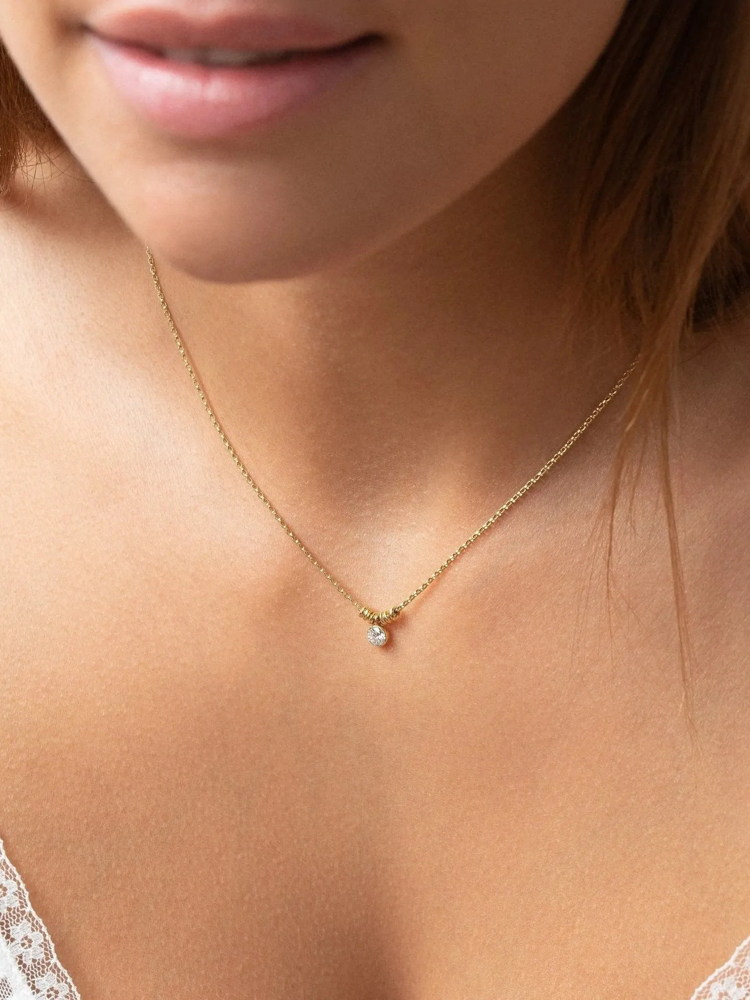 Welda Solitaire Necklace