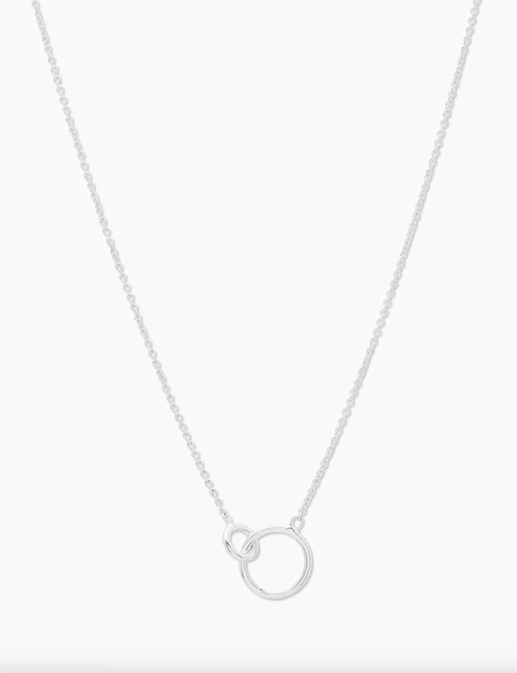 Wilshire Charm Necklace, Silver